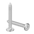 M4 X 30mm 50 Pack Flat Round Socket Head Screws Stainless Steel Self Tapping Full Thread Hex Cap Bolt For Wood Furniture 