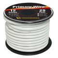 White 12 Gauge Primary Wire 25 Ft Spool Pvc Outer Jacket For Trucks Rvs And Boats Model 55252