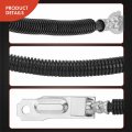 A-premium Rear Inner Brake Hydraulic Hose Compatible With Dodge Models Ram 3500 2007 2008 2009 2010 Cab And Chassis Pack Of 2