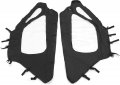Kuafu Soft Upper Door Compatible With 2020 Polaris Rzr Pro Xp 2-seat Cab Enclosure Kit Black Clear Zippered Window