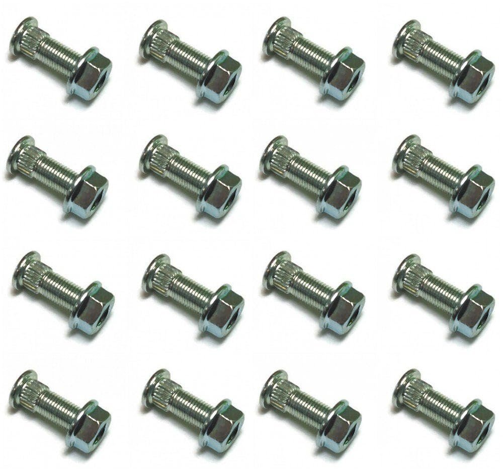 16 Wheel Studs 3 8 In Nut 8-24 For Polaris 2002 Magnum 325 Rmk 500 Ranger 425 Replaces Part Numbers