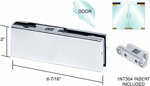 Crl Brushed Stainless Finish Top Door Patch Fitting With Int304 Insert