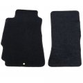 Floor Mats For 2004 To 2012 Mazda Rx8 Front And Rear Nylon Car Black Vehicle Specific Fit Cp066bk