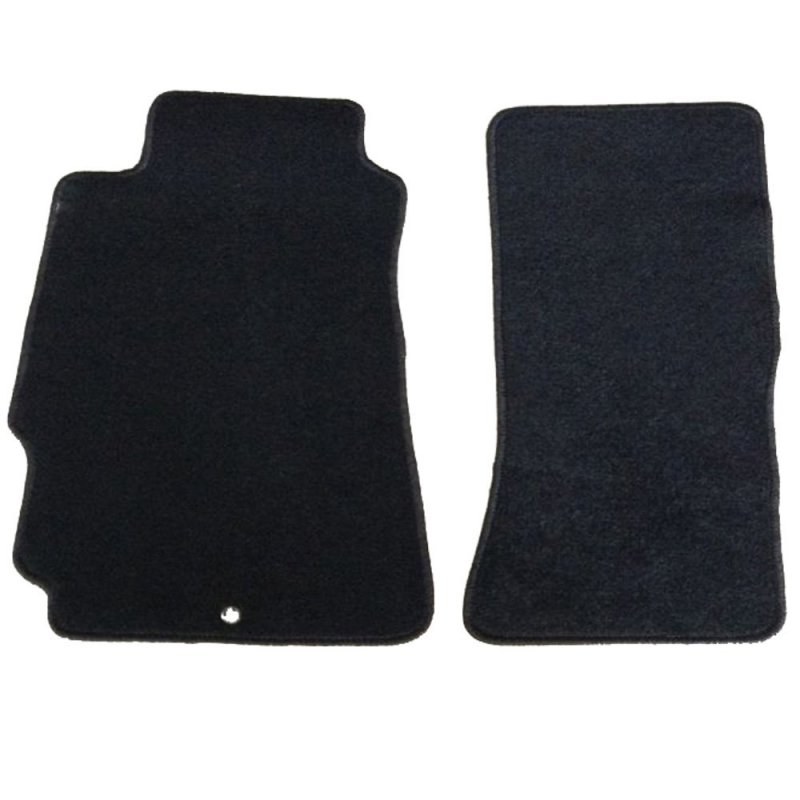 Floor Mats For 2004 To 2012 Mazda Rx8 Front And Rear Nylon Car Black Vehicle Specific Fit Cp066bk