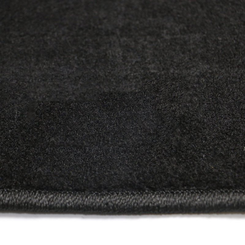 Floor Mats For 2004 To 2012 Mazda Rx8 Front And Rear Nylon Car Black Vehicle Specific Fit Cp066bk