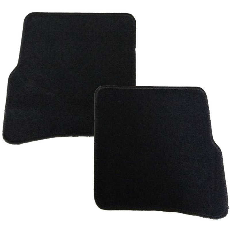 Floor Mats For 2004 To 2012 Mazda Rx8 Front And Rear Nylon Car Black Vehicle Specific Fit Cp066bk