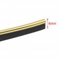 Uxcell 5m Gold Tone Chrome Car Door Edge Scratch Guard Decorative Trim Strip