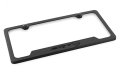 Challenger Srt Hellcat Zinc Metal License Plate Frame All Black Tag Holder Official Licensed Product 12 In X 6 Fit For Standard 