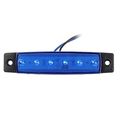 Partsam Thin Line 3 8 6 Led Blue Side Trailer Marker Lights Sealed Clearance Indicators For Trucks Bus Rv Lorry Van Jeep Suv 