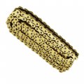 Waltyotur Gold Color Drive Chain 525-120 With O-ring Replacement For Atv Motorcycle 525 Pitch 120 Links