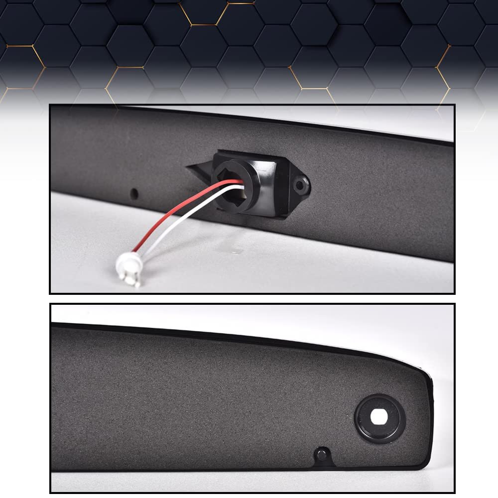 Led Third 3rd Brake Light For Dodge Ram 2500 3500 2003-2006 X Type Bar High Mount Stop Rear Tail Cargo Lamps Clear Lens Black