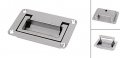 Uxcell Door Drawer 95mm X 60mm Recessed Flush Sliding Carry Pull Handle