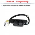 Gxywady Driver Side Power Seat Adjustment Control Switch Replacement For Nissan 350z 2003-2008 87066-cd001