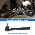 2pcs Front Outer Tie Rod Ends Kit Suspension Steering End For Pontiac G3 2009-2010 Suzuki Swift 2007-2009 Drag Link No Es800033