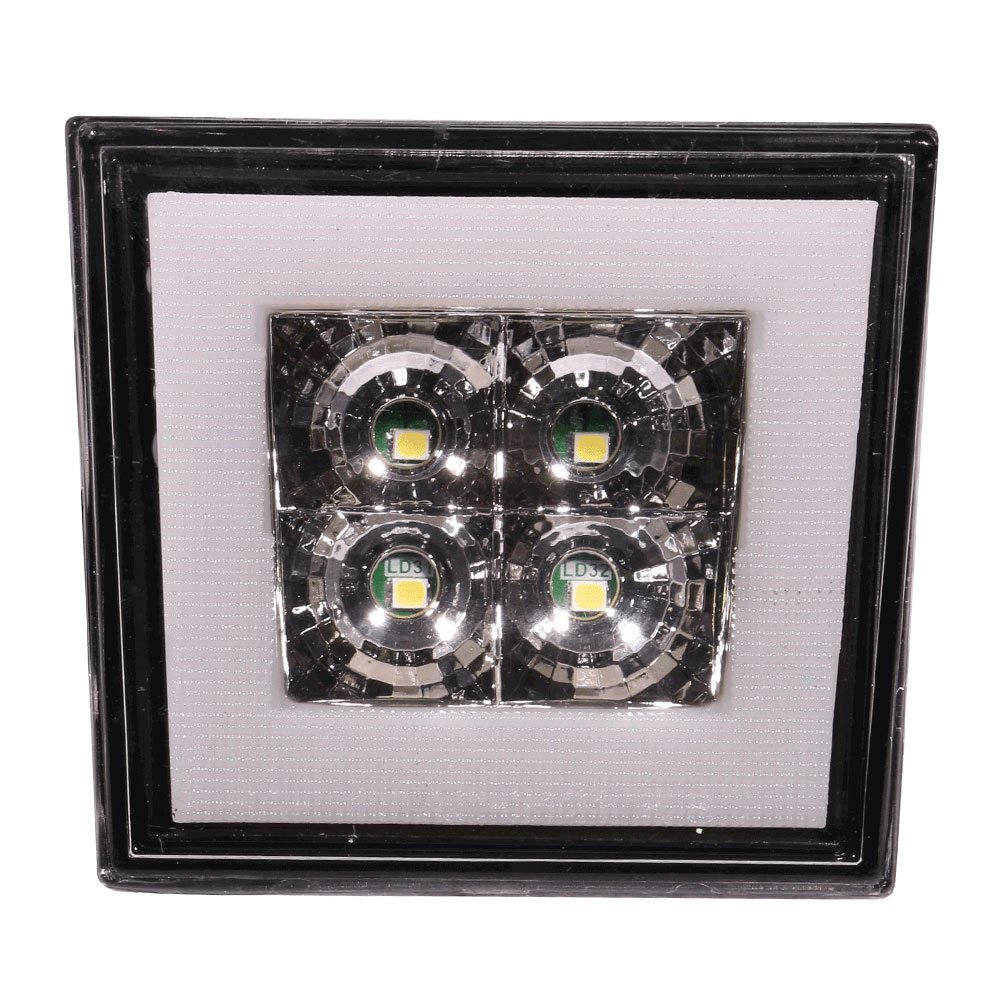 Universal Fitment Square Clear Led Third Brake Light Rear Tail Stop Safety Lamp For Car Lb3-u2-cl-led Waterproof High Mount