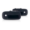 Exterior Door Handle Pair For Chevy Express 3500 2010 2017 Front Driver And Passenger Side Textured Black With Key Hole 