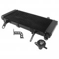 Hunter-bike Motorcycle Radiator Water Tank Aluminum Engine Cooler Replacement For Suzuki Sv1000 Sv1000s 2003 2004 2005 2006