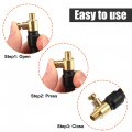 X Autohaux 2m Tire Inflator Extension Hose Chuck Adapter Quick Connect Release Air Compressor Pump With Deflation Tube