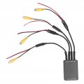 Car Camera Switch 4 Way Video 360 Degree Panoramic Rearview Control Box System Universal