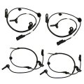 Set Of 4 Abs Wheel Speed Sensor Front Rear Left Right Replacement For Lancer Outlander