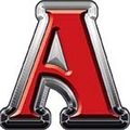 Reflective Red Letter A 