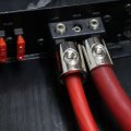 Bediffer 2pcs Amp Input Reducer Adapter Wire 1 0 Gauge To 4 Plated 6061 Aluminum For Cars Boats Vehicle Mounting Accessories