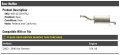 Rear Muffler Compatible With 2003-2006 Kia Sorento 3 5l V6