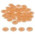 160pcs Screw Cap Covers 17mm Waterproof Plastic Decorative Caps For Phillips Cam Lock Nuts Self-tapping Screws Khaki 