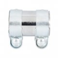 X Autohaux Exhaust Pipe Sleeve Connector Clamp Coupler For Seat Toledo Ibiza 56 94 Mm Silver Tone