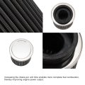 58mm Motorcycle Straight Tube Air Filter Replacement For Atv Scooter Dirt Pit Bike 2 28in Caliber 4 53in Height And 3 74in