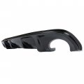 Hecasa Rear Diffuser For 2014-2017 Infiniti Q50 Bumper Lip Spoiler Splitter Gloss Black