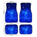 Horeset Starry Sky-blue Print Car Floor Mats Non-slip Rubber Carpet Mat Universal Fit Most Cars Trucks Suvs Vans