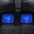 Horeset Starry Sky-blue Print Car Floor Mats Non-slip Rubber Carpet Mat Universal Fit Most Cars Trucks Suvs Vans