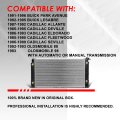 Dpi 856 Factory Style 1-row Cooling Radiator Compatible With Lesabre Park Avenue Cadillac Allante Deville Eldorado Fleetwood