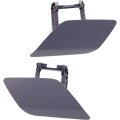 Headlight Washer Cover Pair For Mercedes Benz E350 E550 2010 2011 2012 2013 Driver And Passenger Side Primed Convertible Coupe 