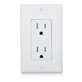 Maxxima Tamper Resistant Duplex Receptacle Standard Decorative Electrical Wall Outlet 15a White Plates Included Pack Of 10 