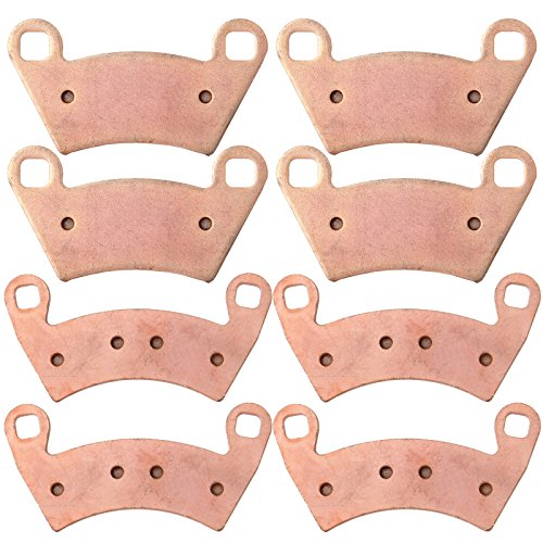 Front And Rear Brake Pads For Polaris Ranger 800 Crew 700 900 Rzr 4 Xp 1000 Ceramic Fa354 Fa452 8 Pieces