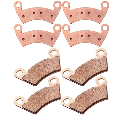 Front And Rear Brake Pads For Polaris Ranger 800 Crew 700 900 Rzr 4 Xp 1000 Ceramic Fa354 Fa452 8 Pieces