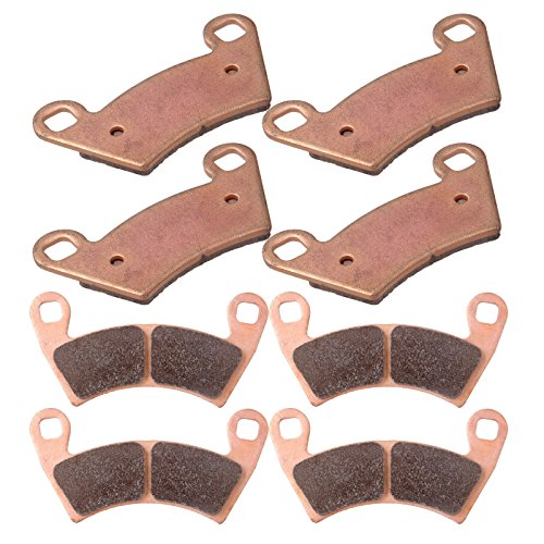 Front And Rear Brake Pads For Polaris Ranger 800 Crew 700 900 Rzr 4 Xp 1000 Ceramic Fa354 Fa452 8 Pieces