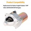 Wflnhb Starter Motor Replacement For Harbor Freight Predator 13hp 420cc 60340 60349 69736 Engine