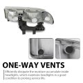 Headlights Assembly Fit Chevy Blazer Base Ls Lt Trailblazer Xtreme Zr2 S10 Zr5 Ss 1998-2005 Bumper Headlamps Clear Lens Chrome