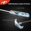 A-premium Intermediate Side Parking Brake Cable Assembly Compatible With Ford Models F-250 Super Duty 1999-2004 F-350 Excursion