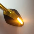 Yellow Led Integrated Side Mirrors For Motorcycles Cnc Rear View Left And Right Pair 8mm 10mm Screws Fz1 Fz6 Gsr600 Cb1000r