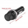 Panel Mount Holder 5pcs Transformer Cap 6x30mm With 10 Glass Tube For 6 30mm Insurance