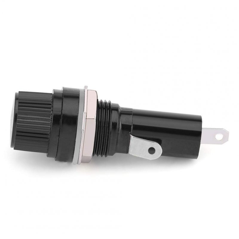 Panel Mount Holder 5pcs Transformer Cap 6x30mm With 10 Glass Tube For 6 30mm Insurance