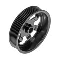 Power Steering Pump Pulley For Acura Rdx 2007 2008 2009 2010 2011 2012 Steel Serpentine Belt Type Silver Press Fit Replacement