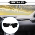 Vekauto Car Dashboard Cover Mat Compatible For Kia Sorento 2010-2016 Protective Polyester Black Center Console Interior Trim