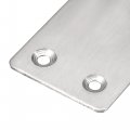 Uxcell Flat Straight Brace Repair Plate 60 X 38 1 5mm Stainless Steel Fixing Mending Bracket Connector Silver For Furniture