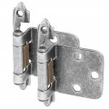5 Pair Pack Cosmas 15539-wn Weathered Nickel Hinge Variable Overlay Pair  