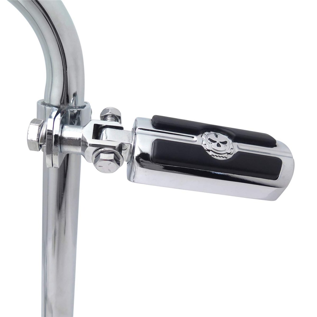 Smt-highway Front Skull Foot Pegs Clamps For Honda Gl1800 Gl1500 Gl1100 Gl1200 01-12 B00rudzf1o